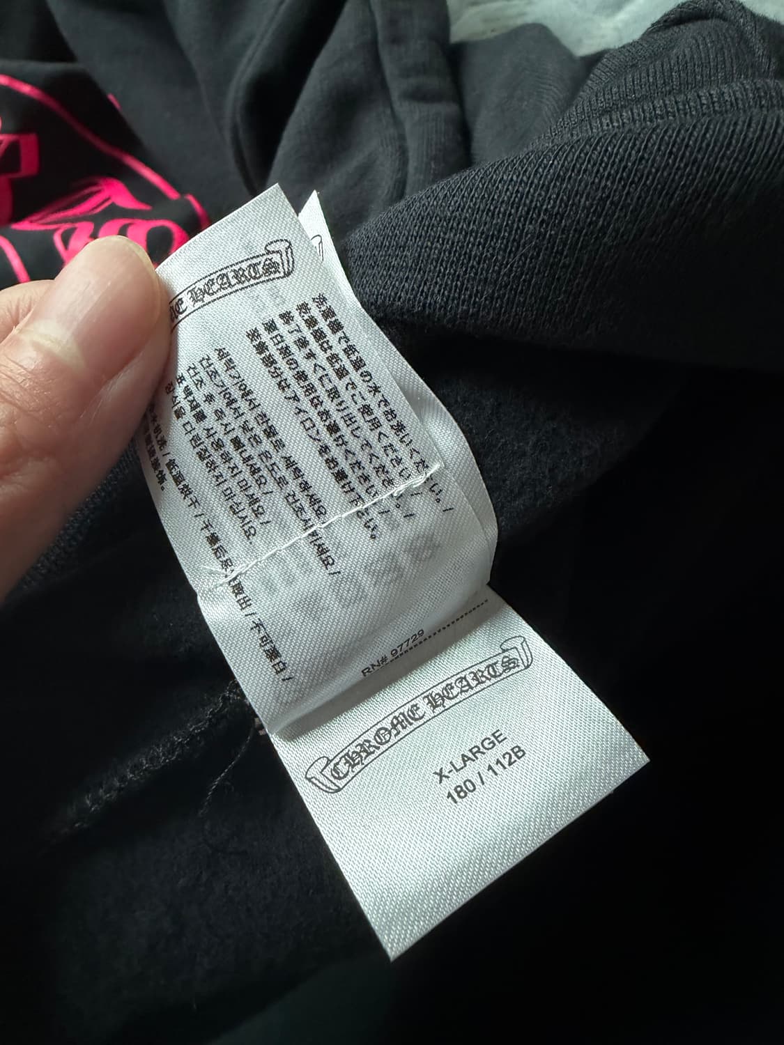 [XL] 크롬하츠 핑크 플로랄 후드집업 상품이미지4