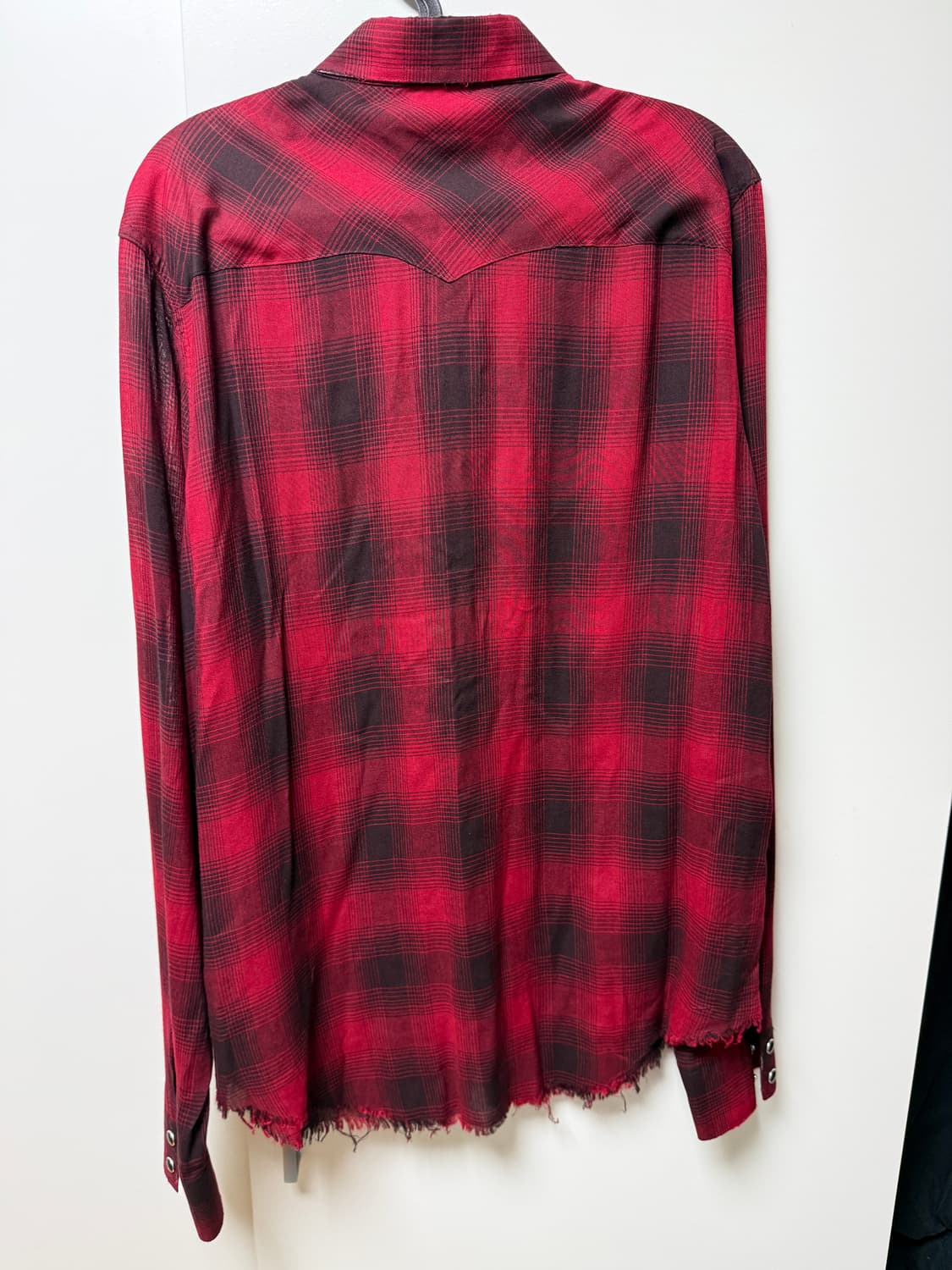 에디슬리먼 시절 생로랑 체크 셔츠 상품이미지2