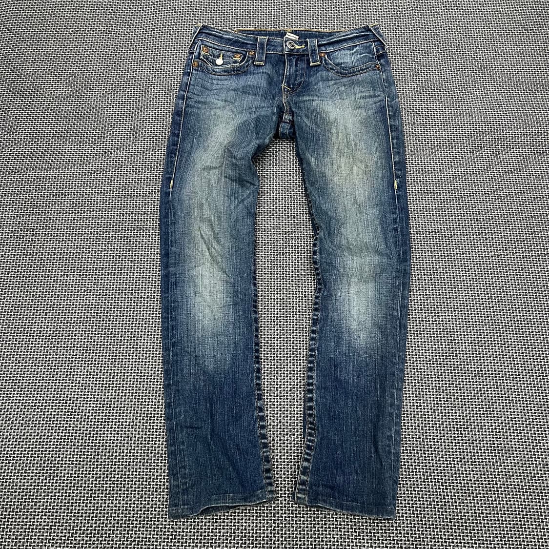 트루릴리전 슬림스트레이트 데님팬츠 상품이미지1