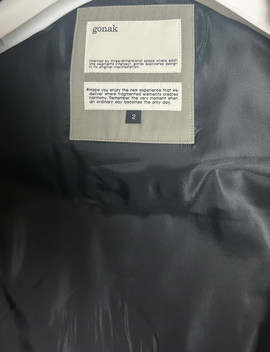 새상품) 고낙 요들 자켓 그레이 베이지 2사이즈 상품이미지5