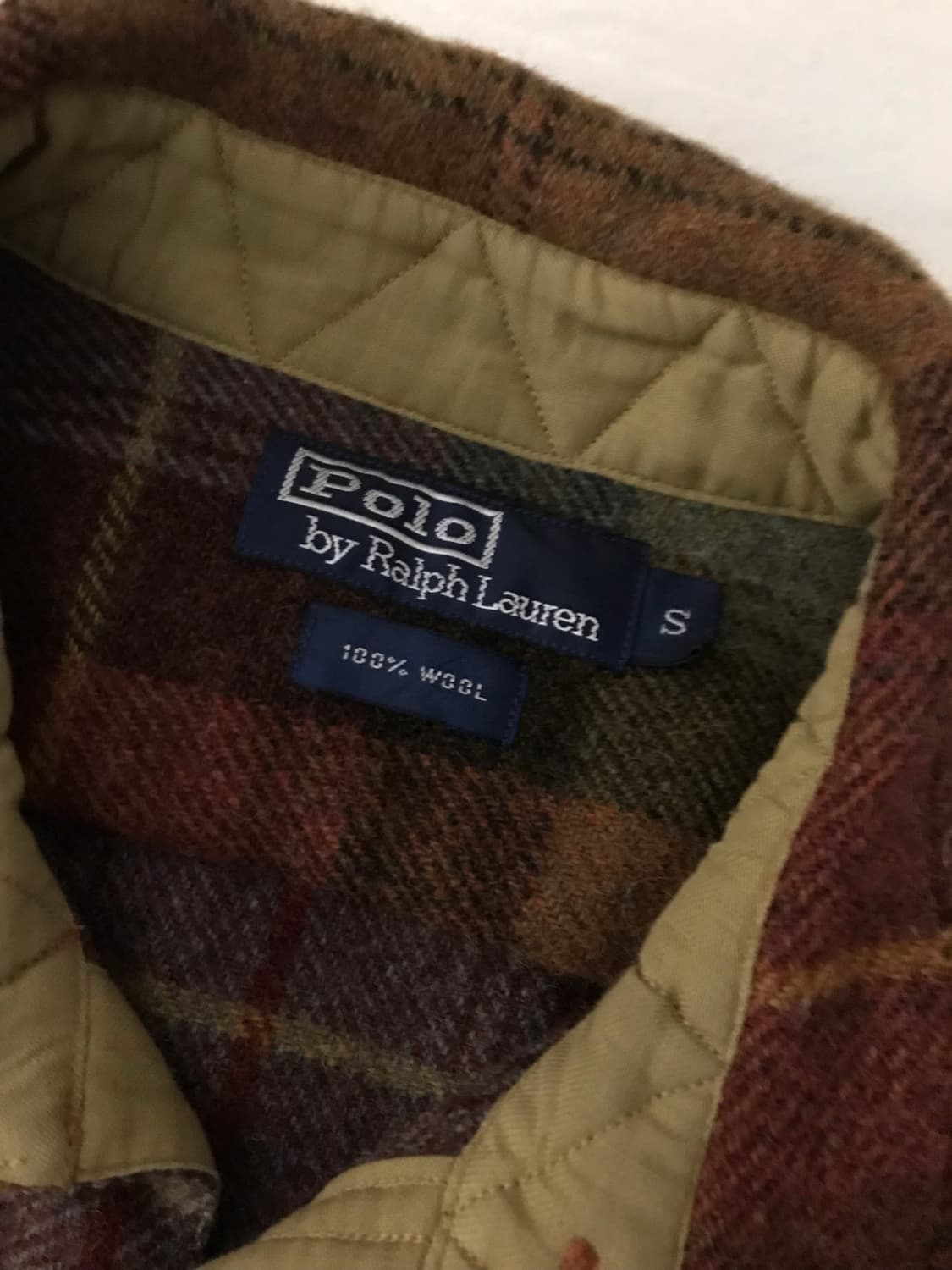 폴로 울 체크 셔츠 상품이미지2