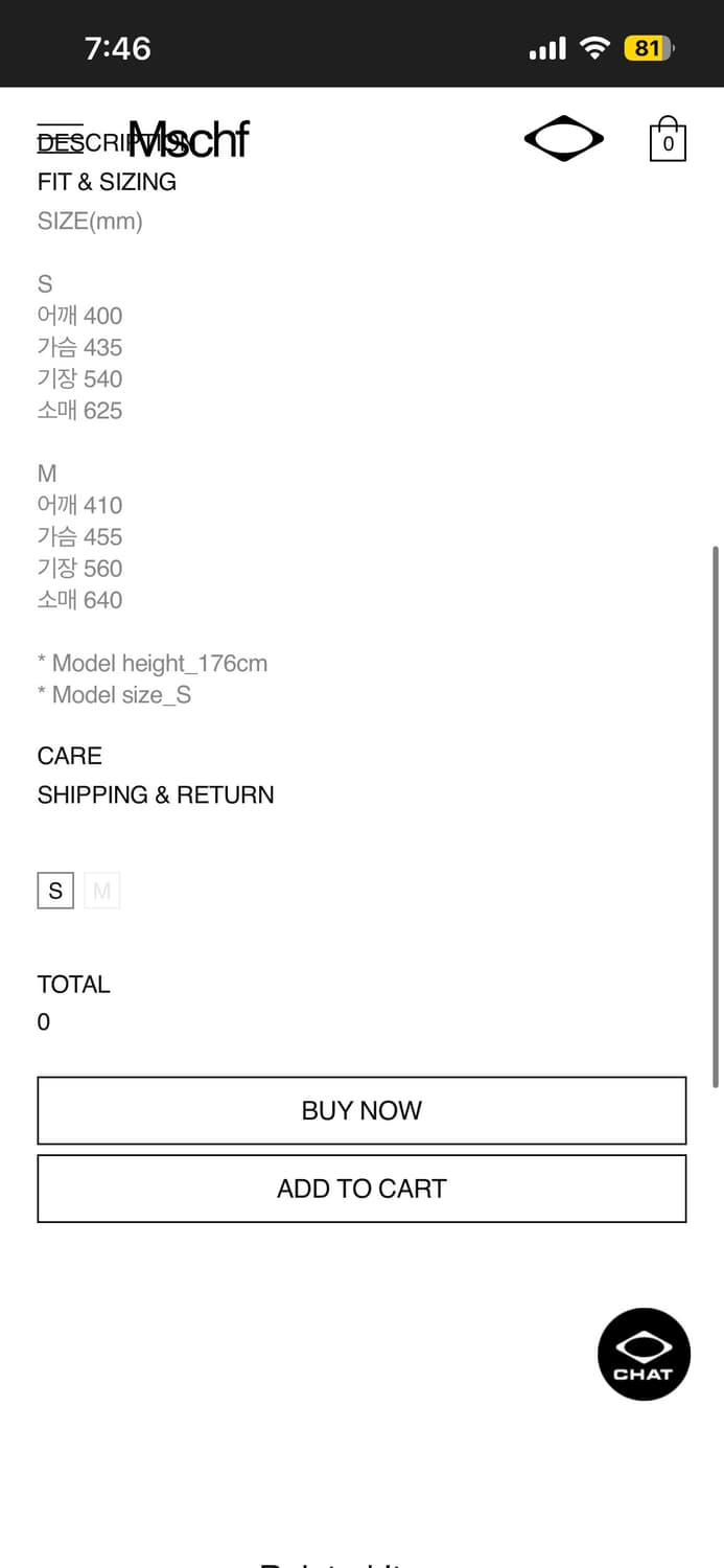 Mschf 미스치프 모토 집 재킷 차콜 상품이미지9