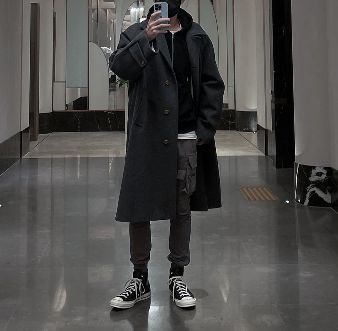 릭오웬스 마스토돈 카고 조거팬츠 더스트컬러 상품이미지1