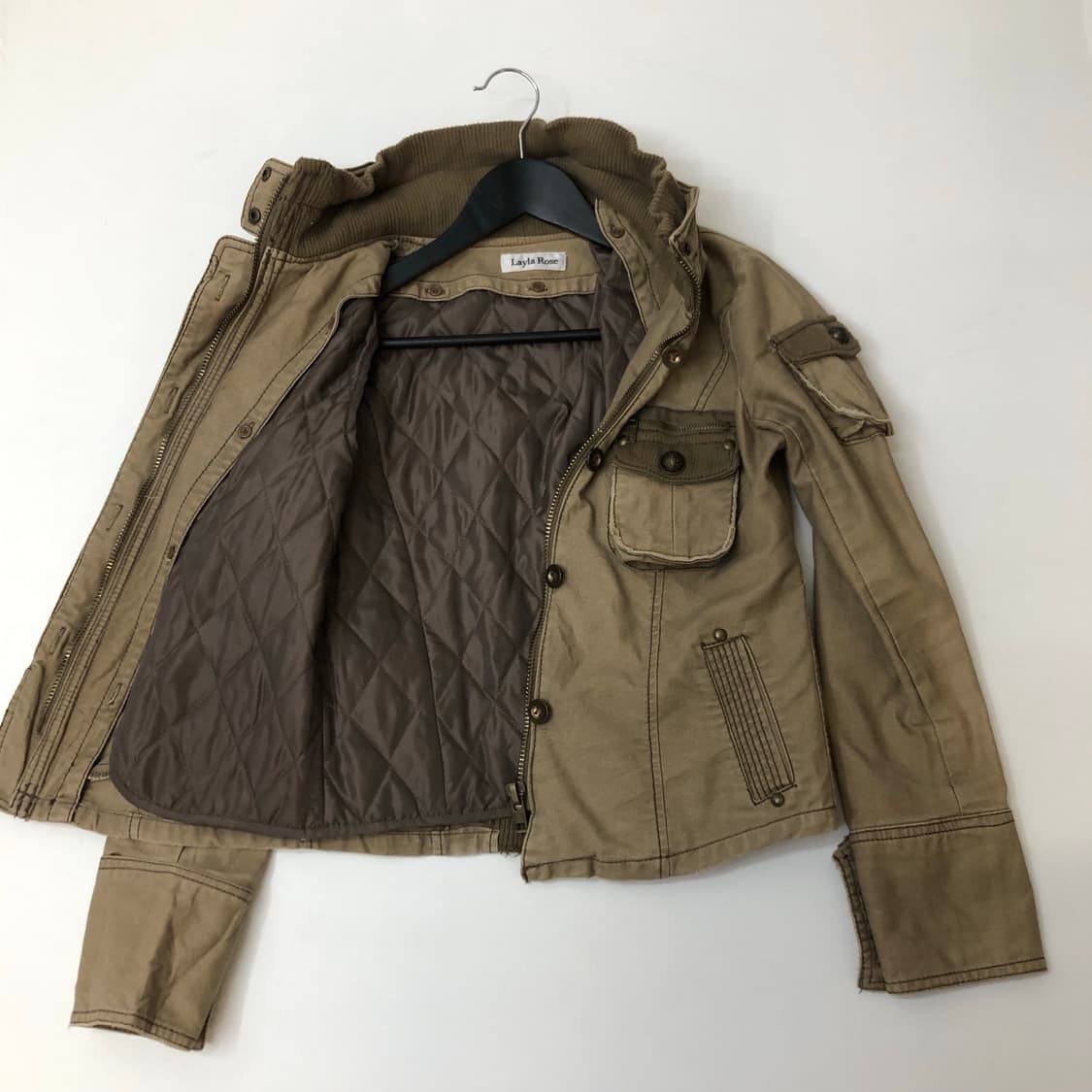 Layla Rose 레일라 로즈 밀리터리 코튼 자켓 상품이미지4