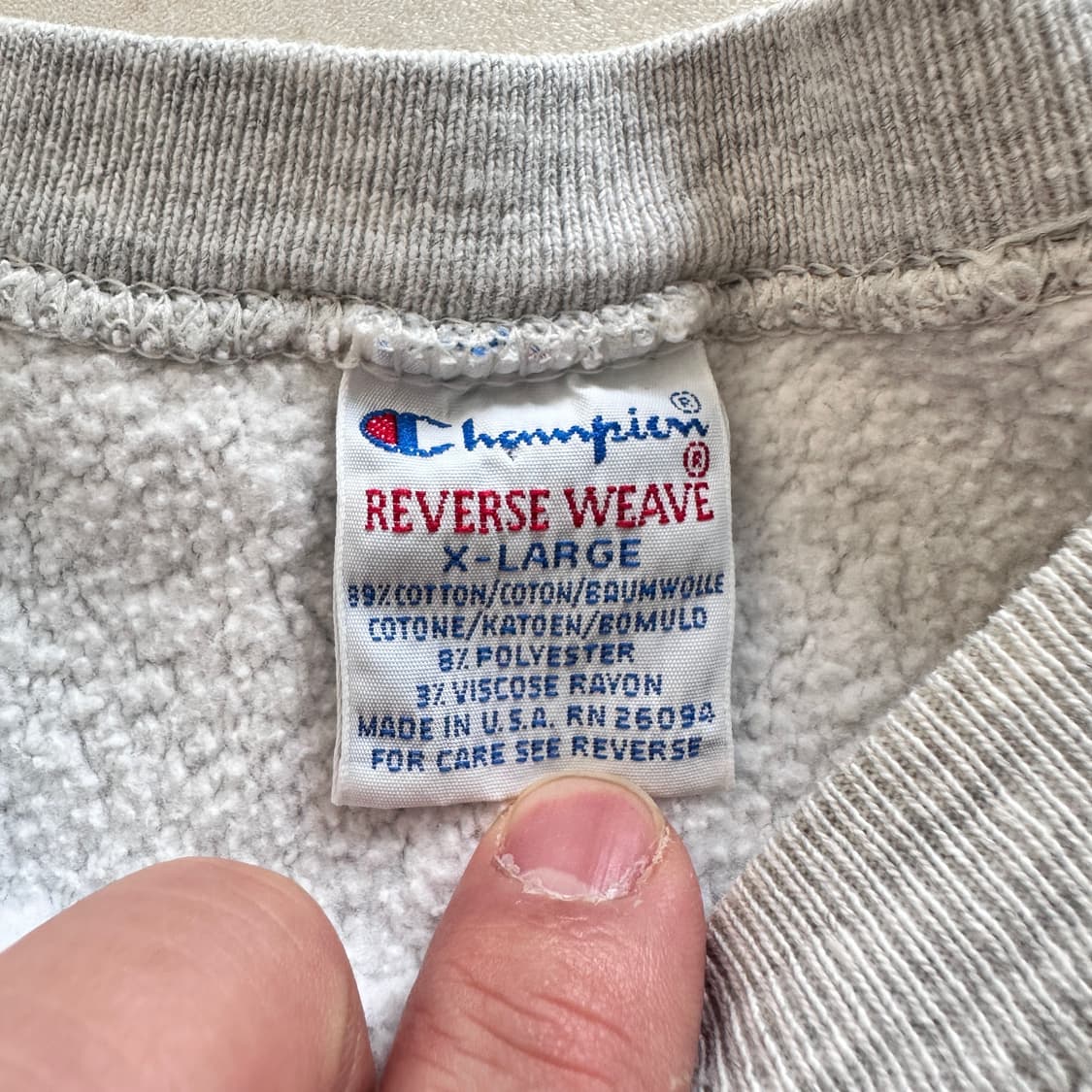 90s 챔피온 리버스위브 텍사스 A&M 맨투맨 XL 상품이미지5