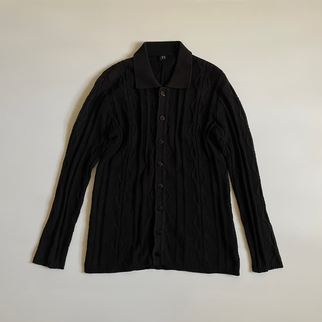 요지 야마모토 가디건 블랙 OS 상품이미지2
