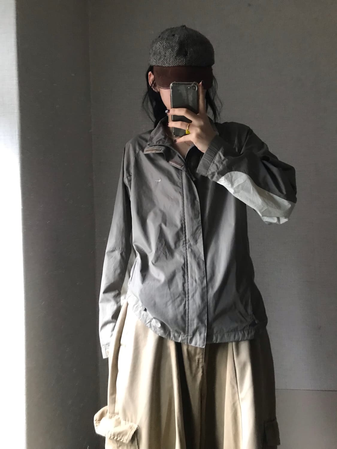 나이키 카키 바람막이 상품이미지5