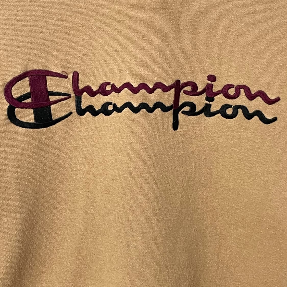  챔피온 자수로고 베이지 맨투맨 상품이미지4