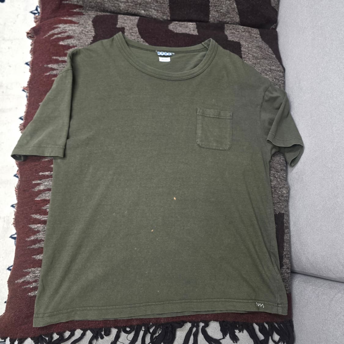 비즈빔 22ss 점보 반팔 티셔츠 카키 상품이미지1