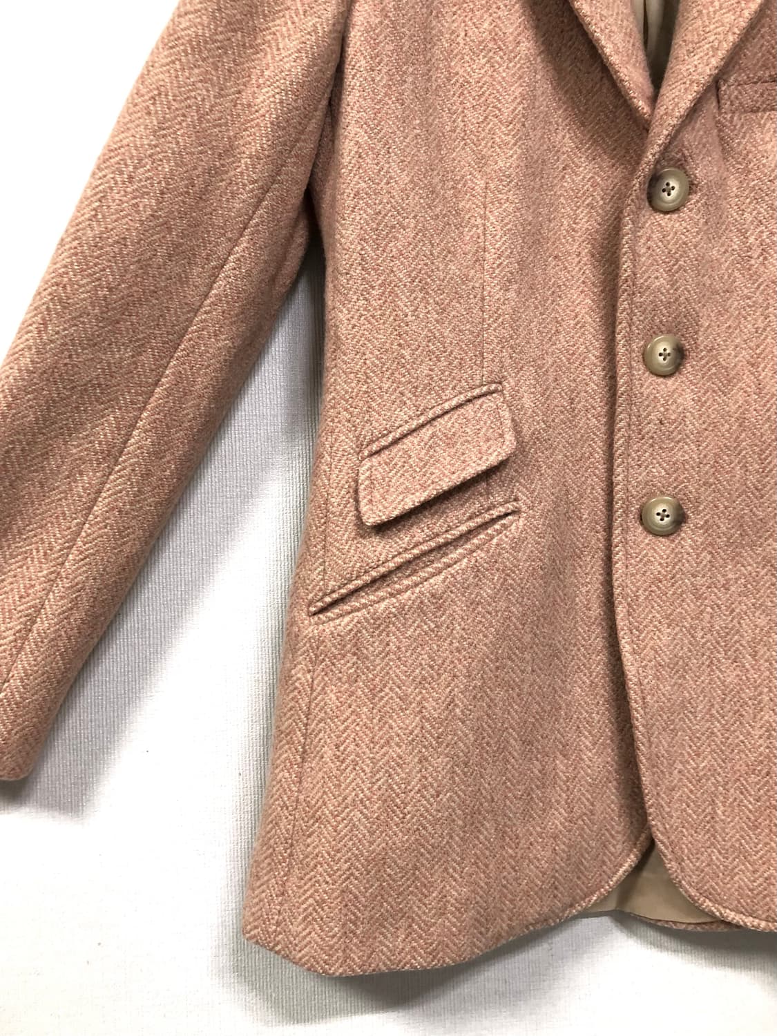 랄프로렌 폴로 이태리 울100% 헤링본 클래식 블레이저 자켓 _ 살몬 상품이미지5