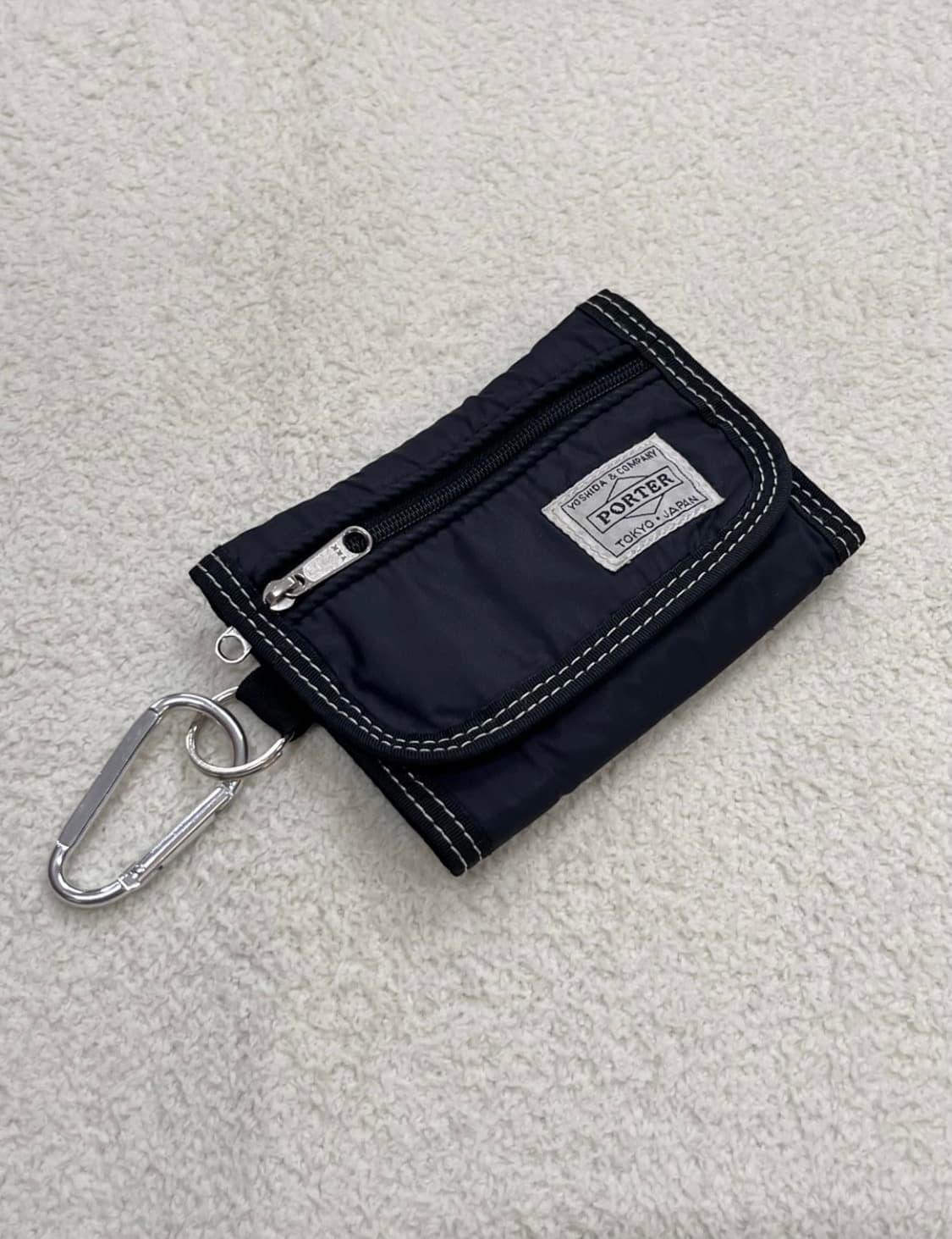 PORTER stitch wallet black 택포 상품이미지2