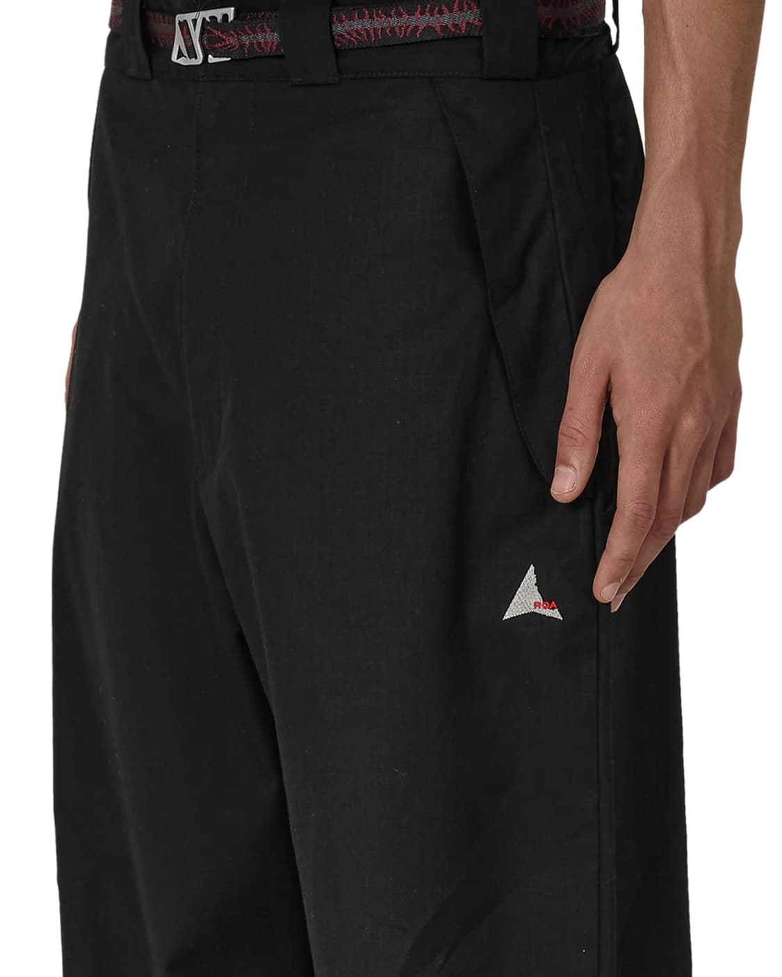 [S,M,L]로아 하이킹 26ss CENTIPEDE버클 치노 팬츠/블랙 상품이미지4