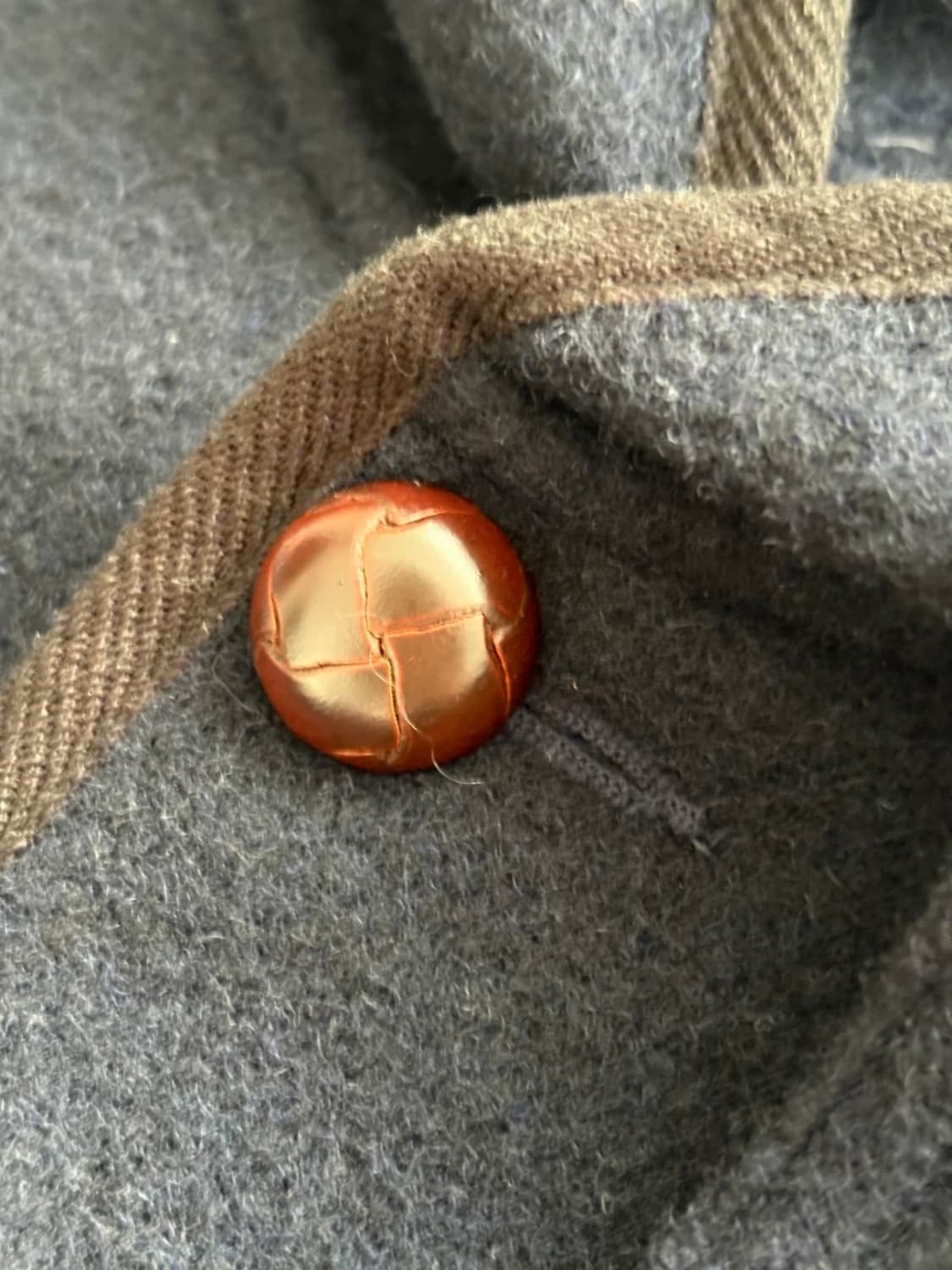 단톤 네이비 후드 울 코트 💙 상품이미지7