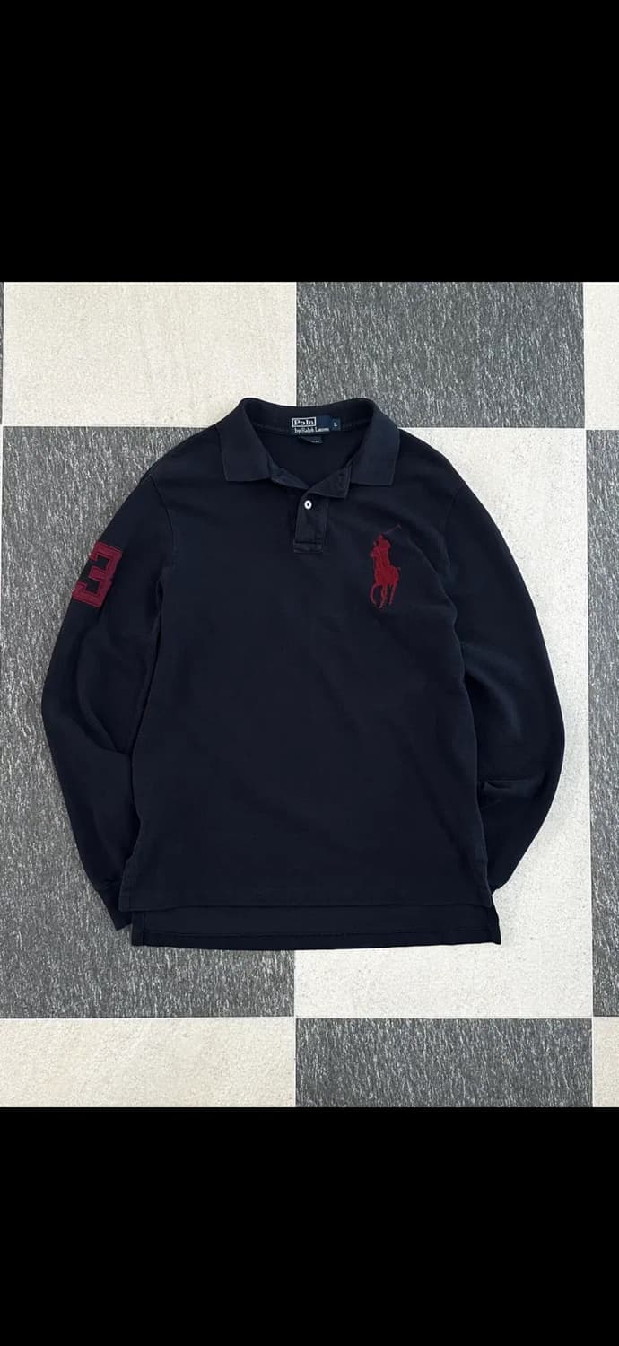 폴로 빅포니 카라티셔츠 네이비 상품이미지1