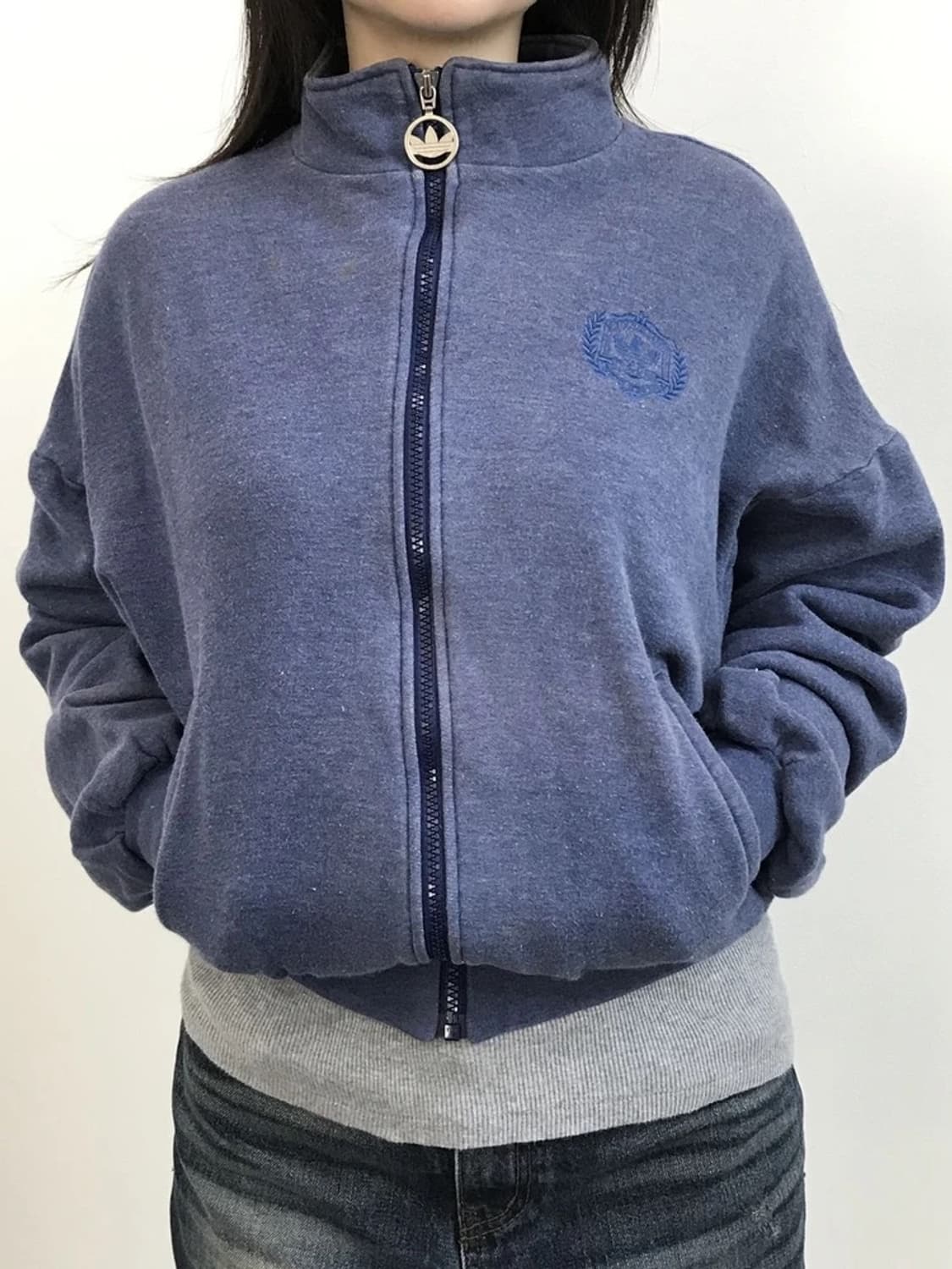 Adidas Y2K Trefoil Cropped Jacket 상품이미지3