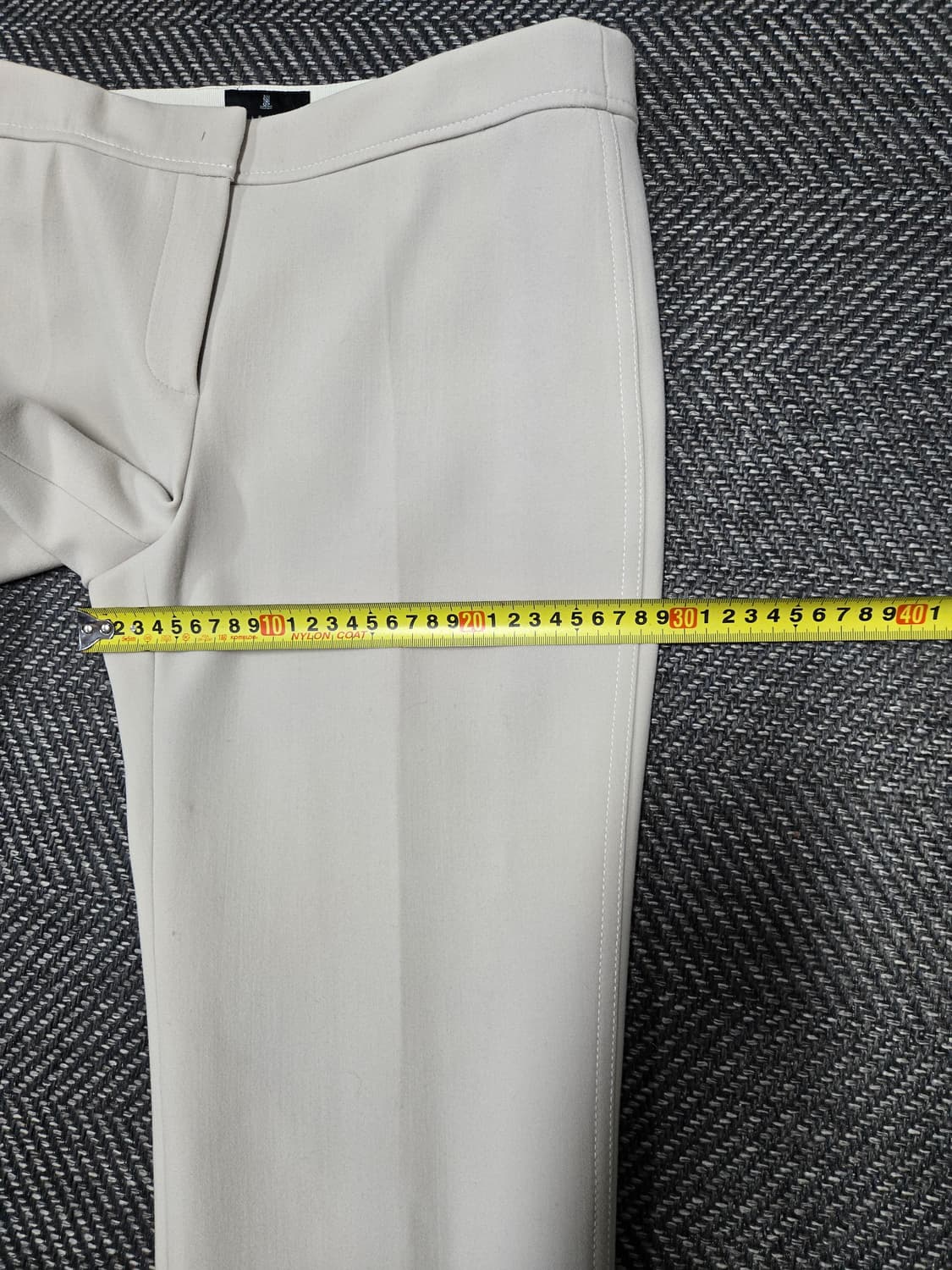 한섬 랑방 LANVIN 팬츠 아이보리 부츠컷 슬랙스 모95%바지 67 상품이미지8