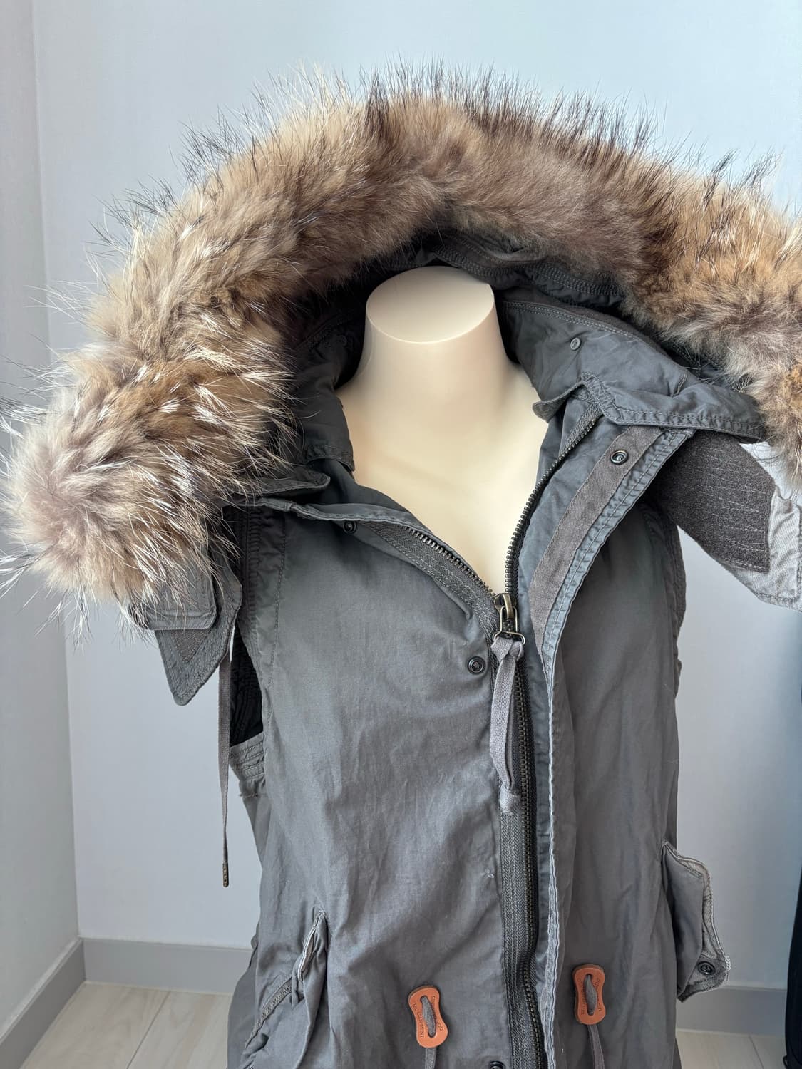 극희귀 매물 없음 g.o.a 고아 베스트 야상 상품이미지4