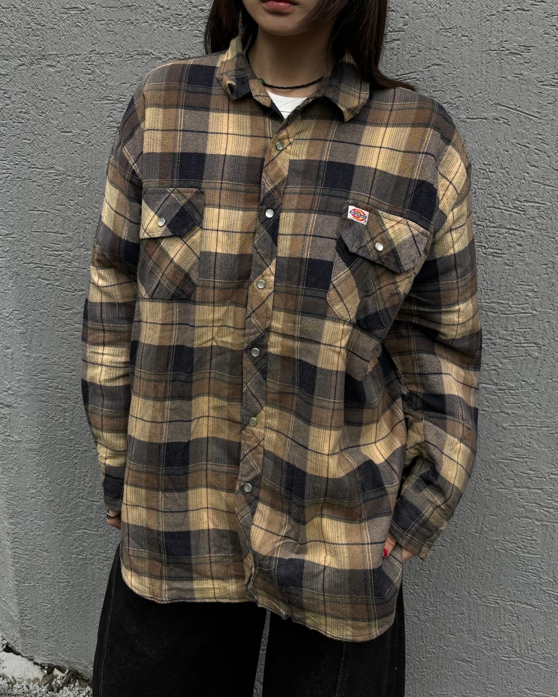 90s Dickies Plaid Shirt 상품이미지2
