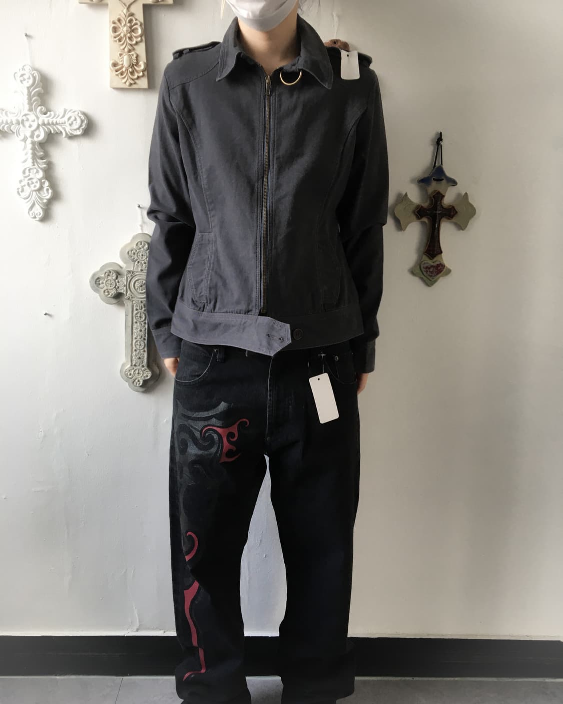 Belted cotton jacket 상품이미지4