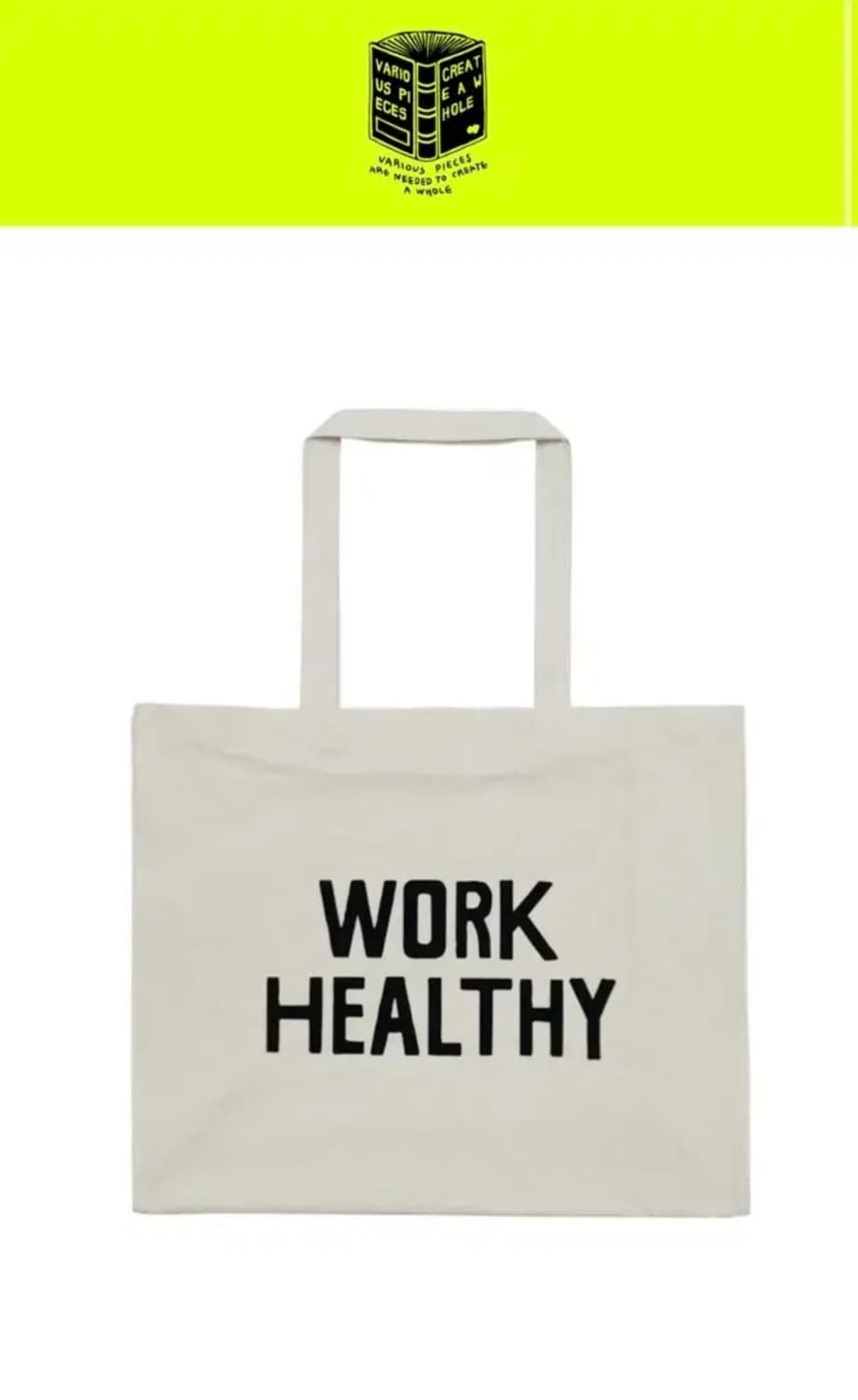 컬렉트피시스 WORK HEALTHY 마켓백 상품이미지1