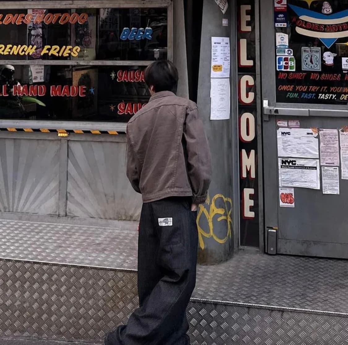 스트라이프 코튼팬츠 상품이미지1