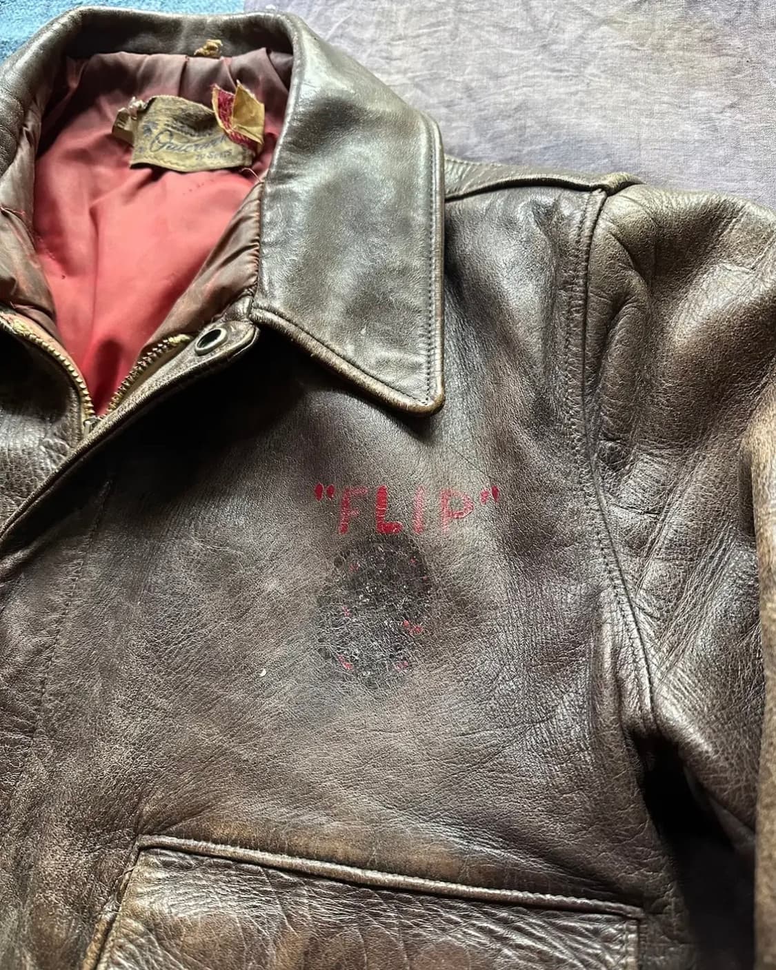 50s Sears Hercules horsehide jacket 40 상품이미지2