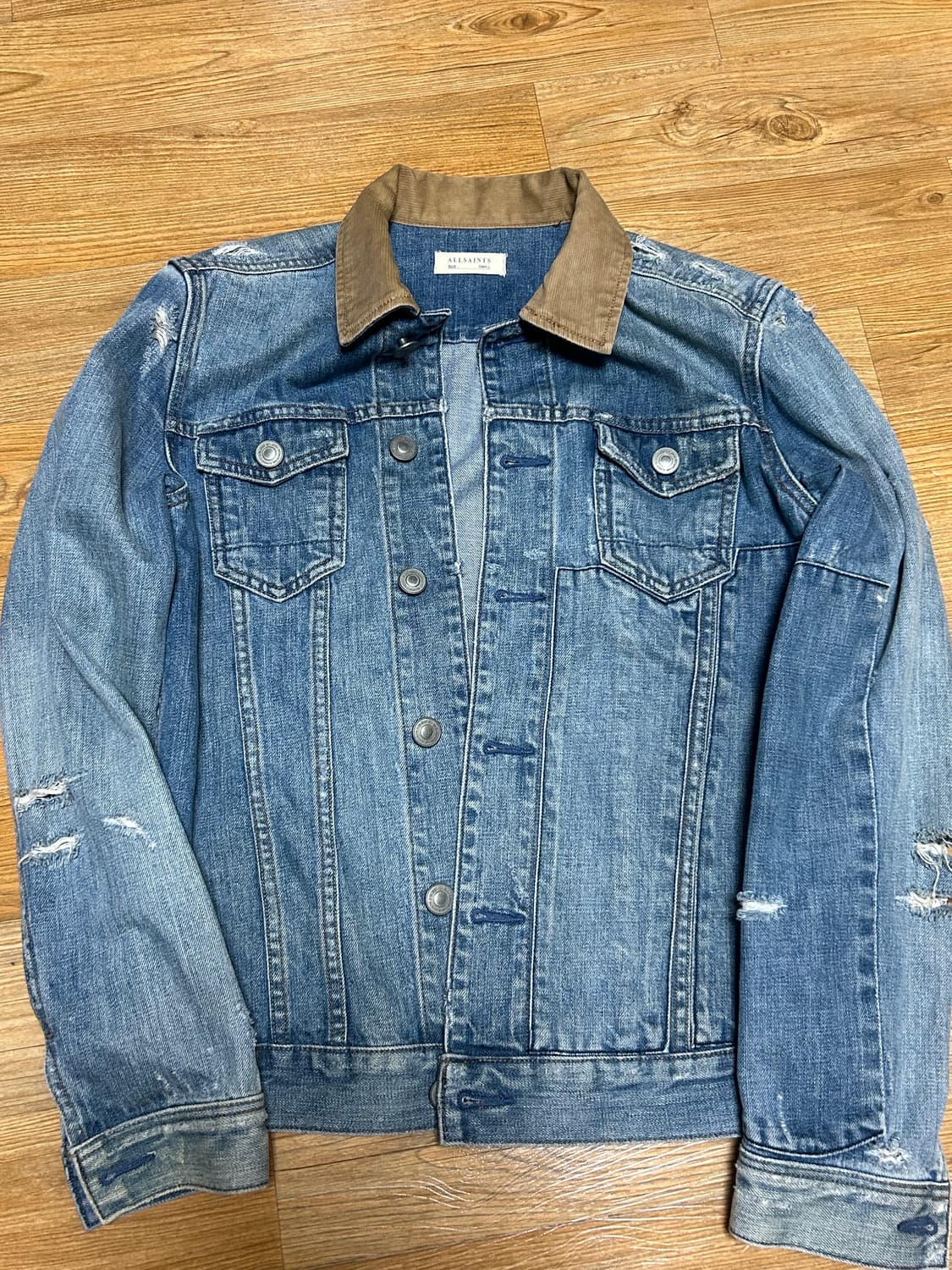 올 세인츠 All Saints 빈티지 청자켓 상품이미지1