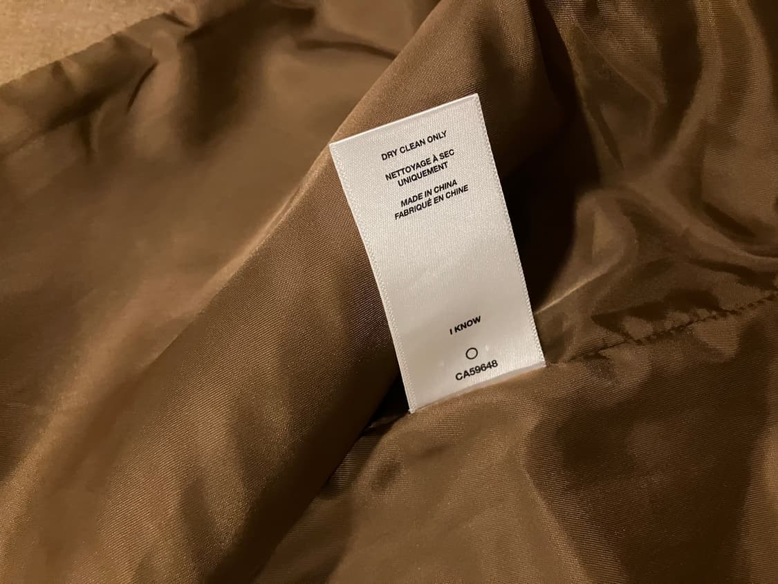 Dime 다임 스케이트보드 울 보머 자켓 탄 XL 상품이미지8