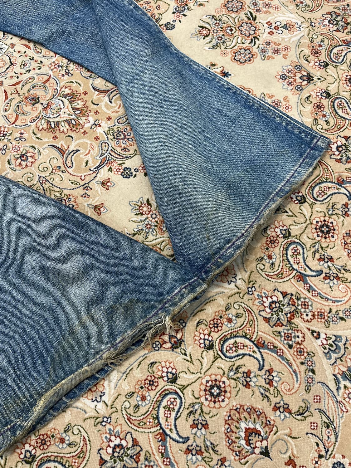 디젤 워싱 플레어 데님팬츠 상품이미지5