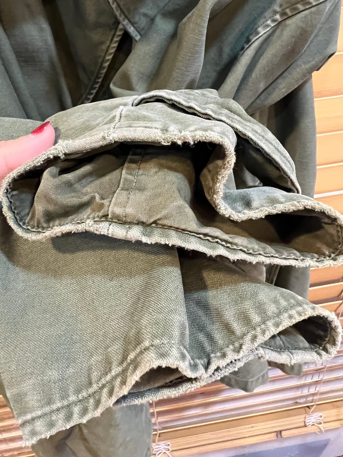 빈티지밀리터리 카키 필드코트 워크자켓 상품이미지4