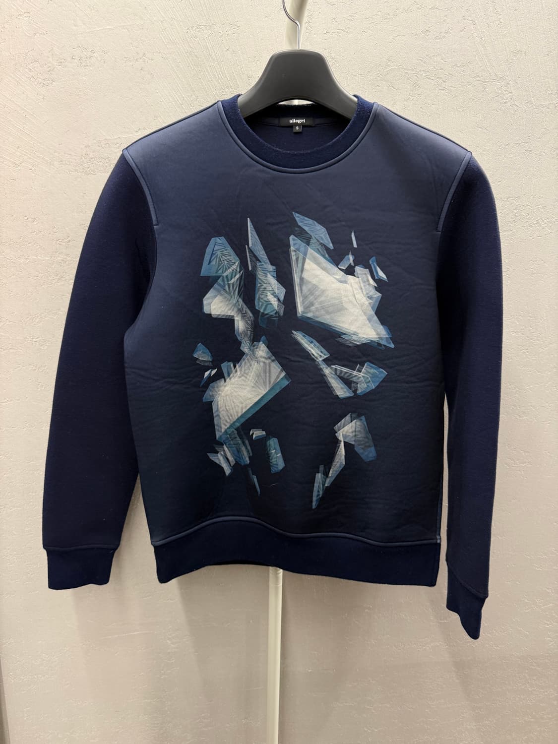 알레그리 네오프랜 네이비 패턴 맨투맨 S 상품이미지2