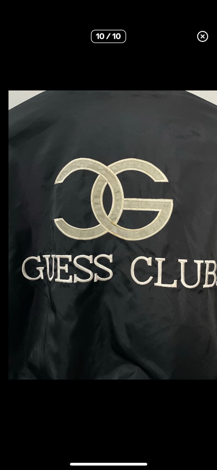 게스클럽 올드스쿨 빅로고 항공자켓 A2830 상품이미지9