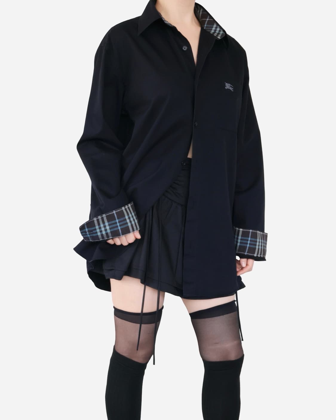 Burberry Blue Label Black Shirt 상품이미지3