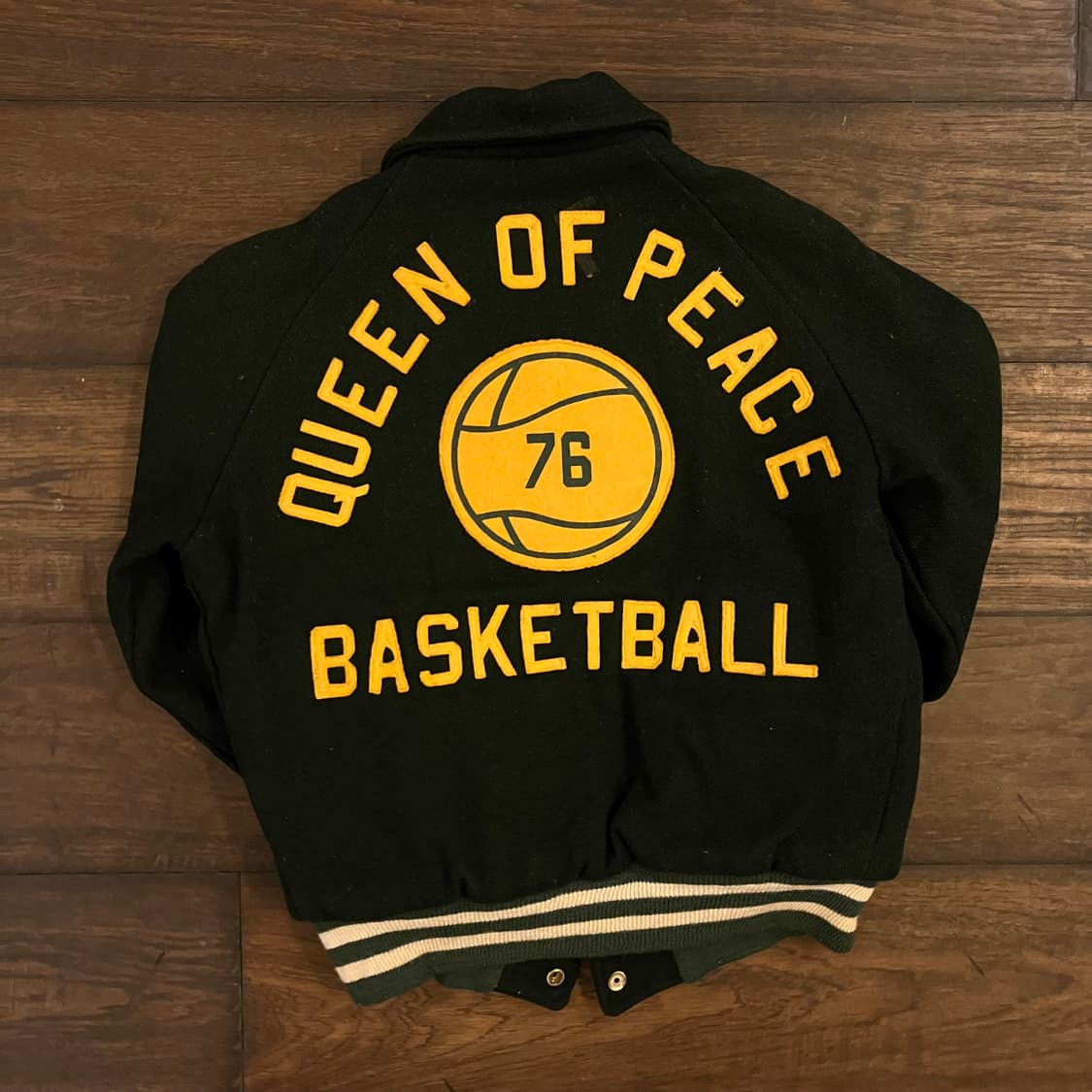 70‘s 엠파이어 퀸오브피스 바스켓볼 바시티자켓 95 상품이미지6