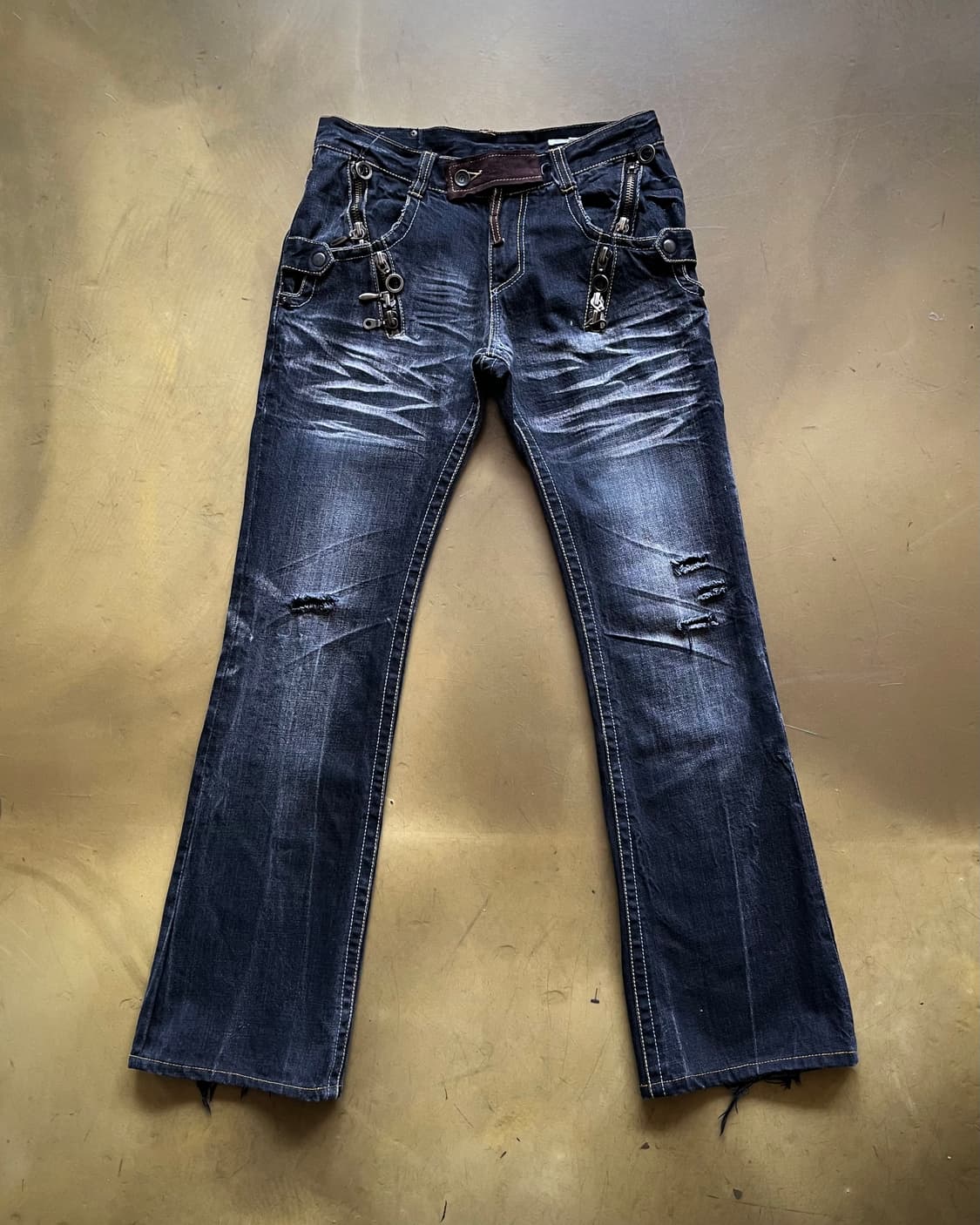 Semanticdesign Washed Flare Denim Pants 상품이미지3