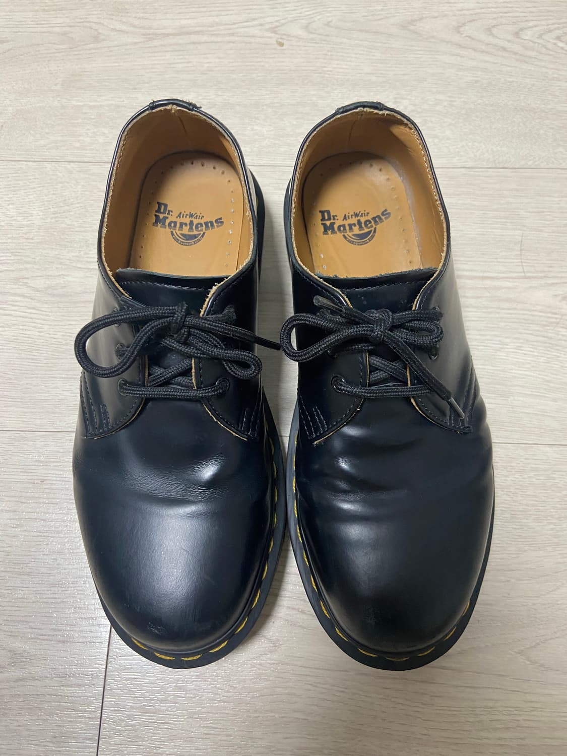 닥터마틴 1461 3홀 블랙 스무스 250 상품이미지1