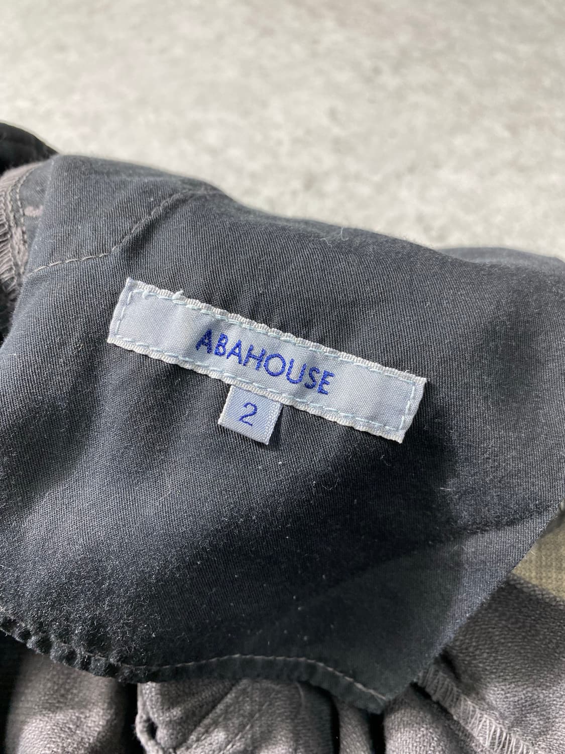 [31] ABAHOUSE 아바하우스 블랙 워시드 부츠컷 데님팬츠 상품이미지8