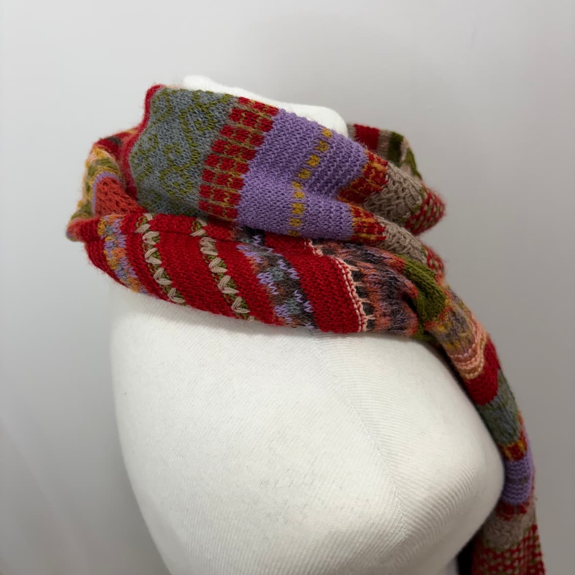 빈티지 모리룩 니트 머플러 목도리 상품이미지4