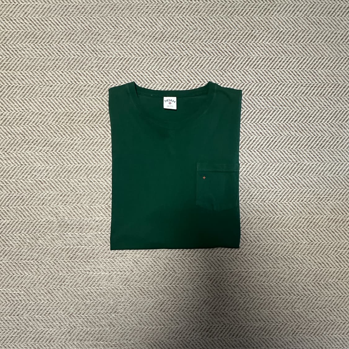 NOAH usa made t-shirt green 상품이미지1