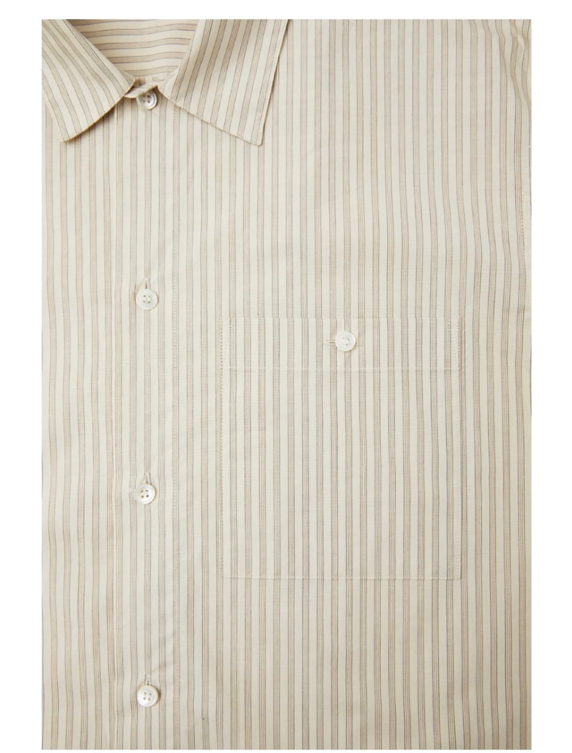 쿠어 스트라이프 셔츠 버터색 (여성) 상품이미지2