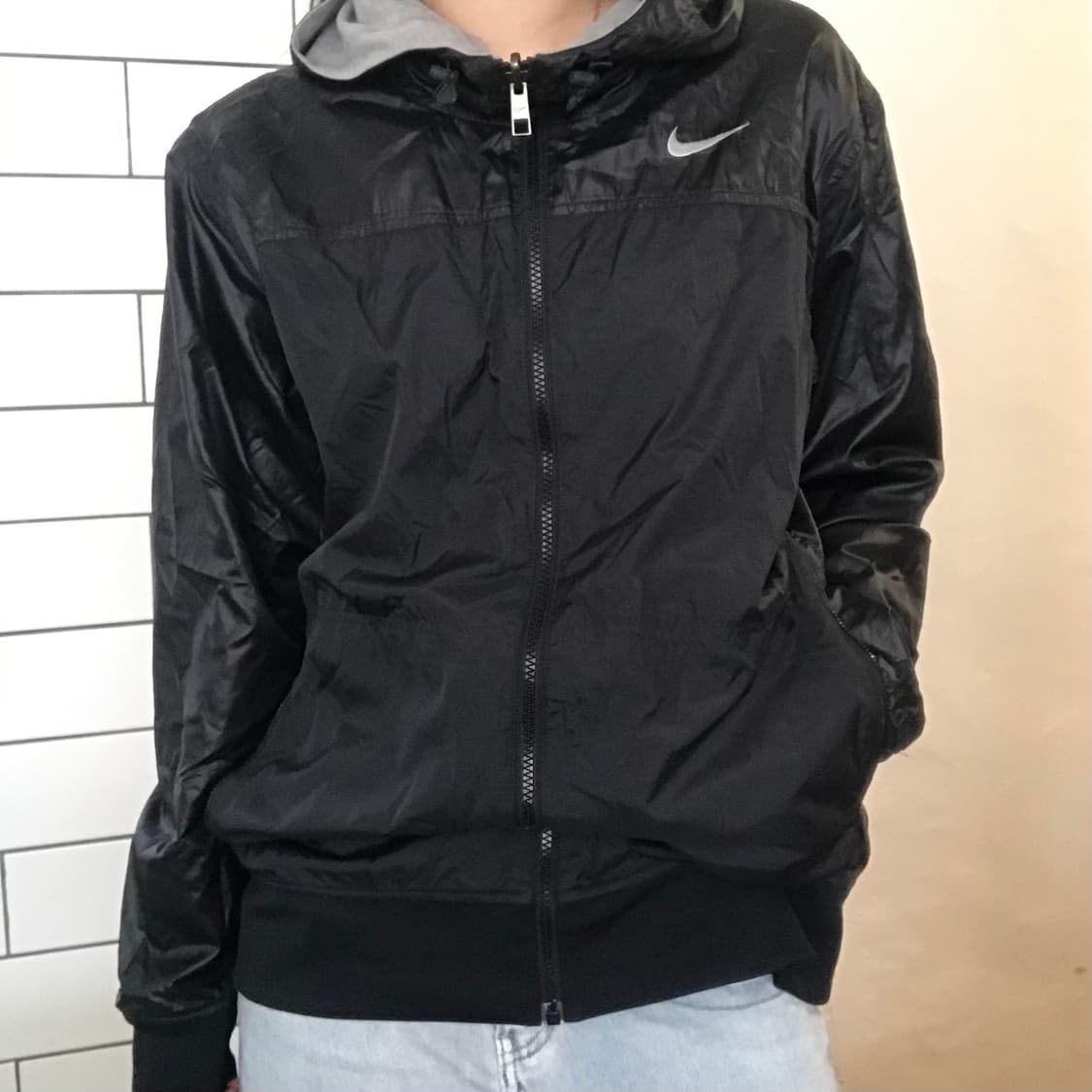 나이키 리버시블 후드 집업 (그레이/블랙) 상품이미지5