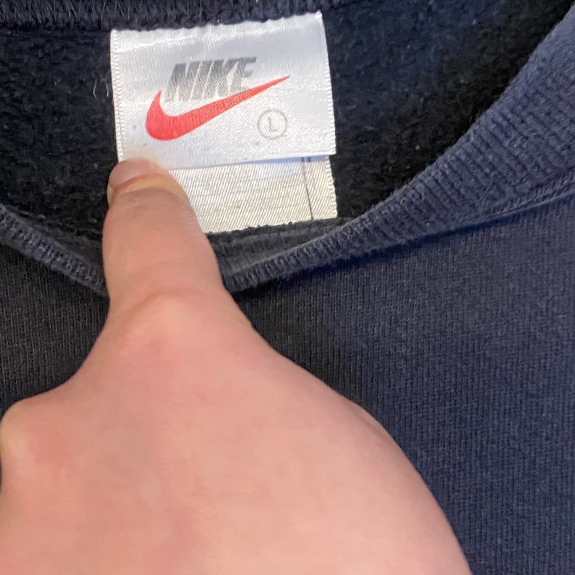 USA 미국 빈티지 블랙 나이키 맨투맨 상품이미지3