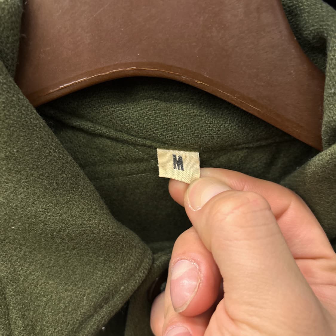 50s US Army 한국전쟁 OG-108 울 필드셔츠 초기형 N1140 상품이미지7