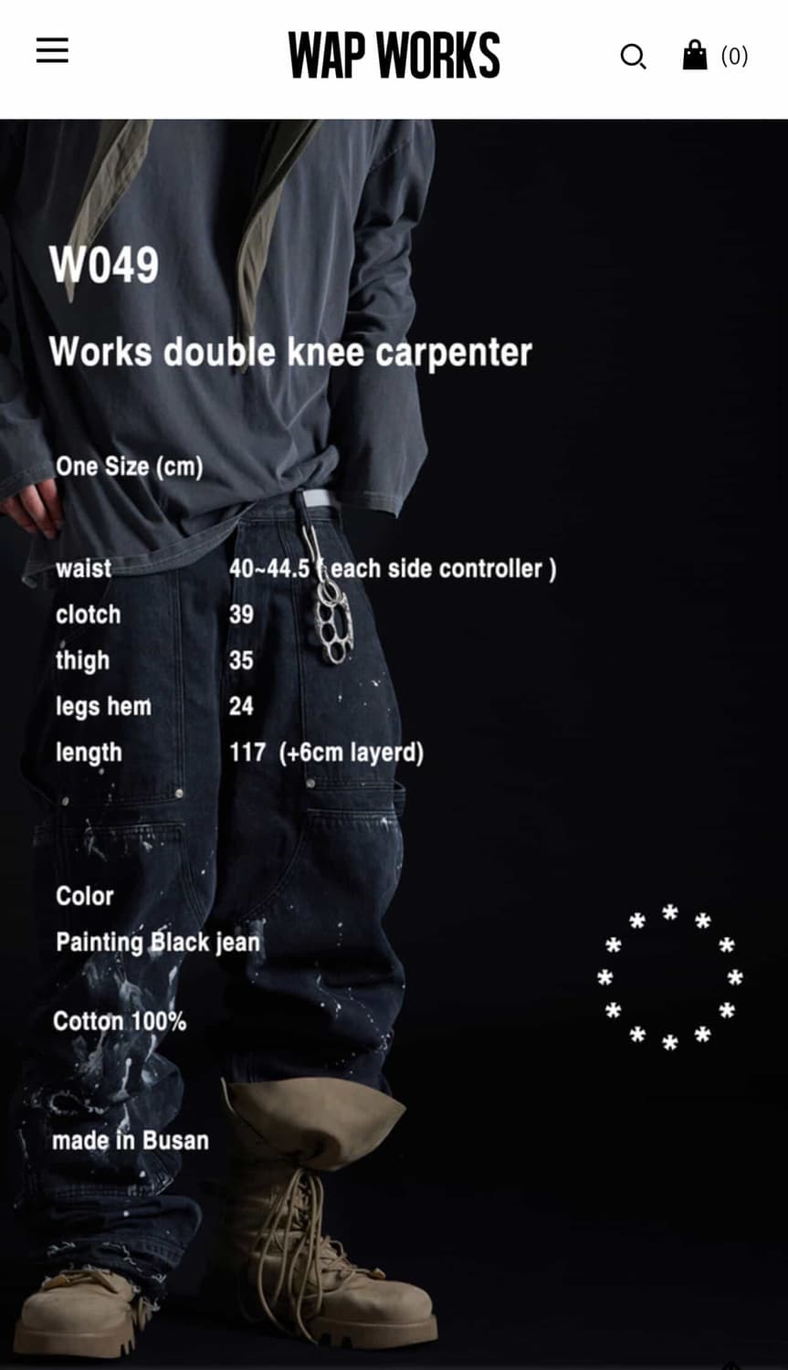 Wap works 왑웍스 팬츠 상품이미지3