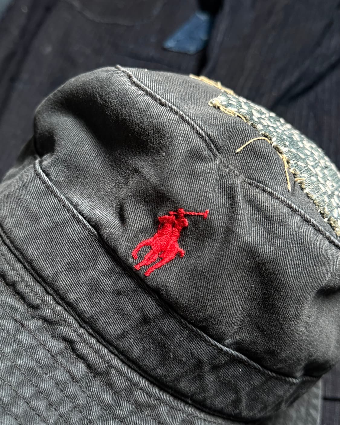 폴로 랄프로렌 사시코 패치워크 코튼 버킷햇 L/XL 상품이미지5