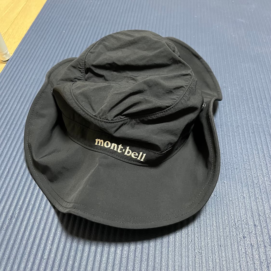 몽벨 와이드브림 햇 모자 블랙 상품이미지1