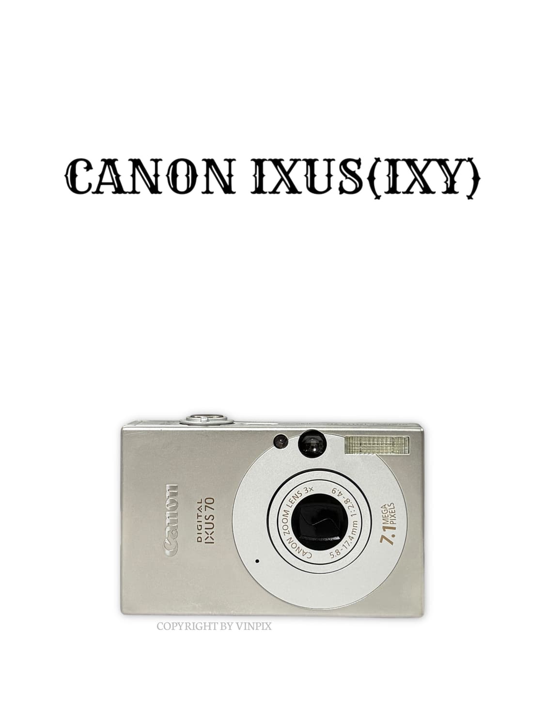 캐논 익서스 IXUS 70(익시 10) 빈티지 디지털 카메라 디카 상품이미지1