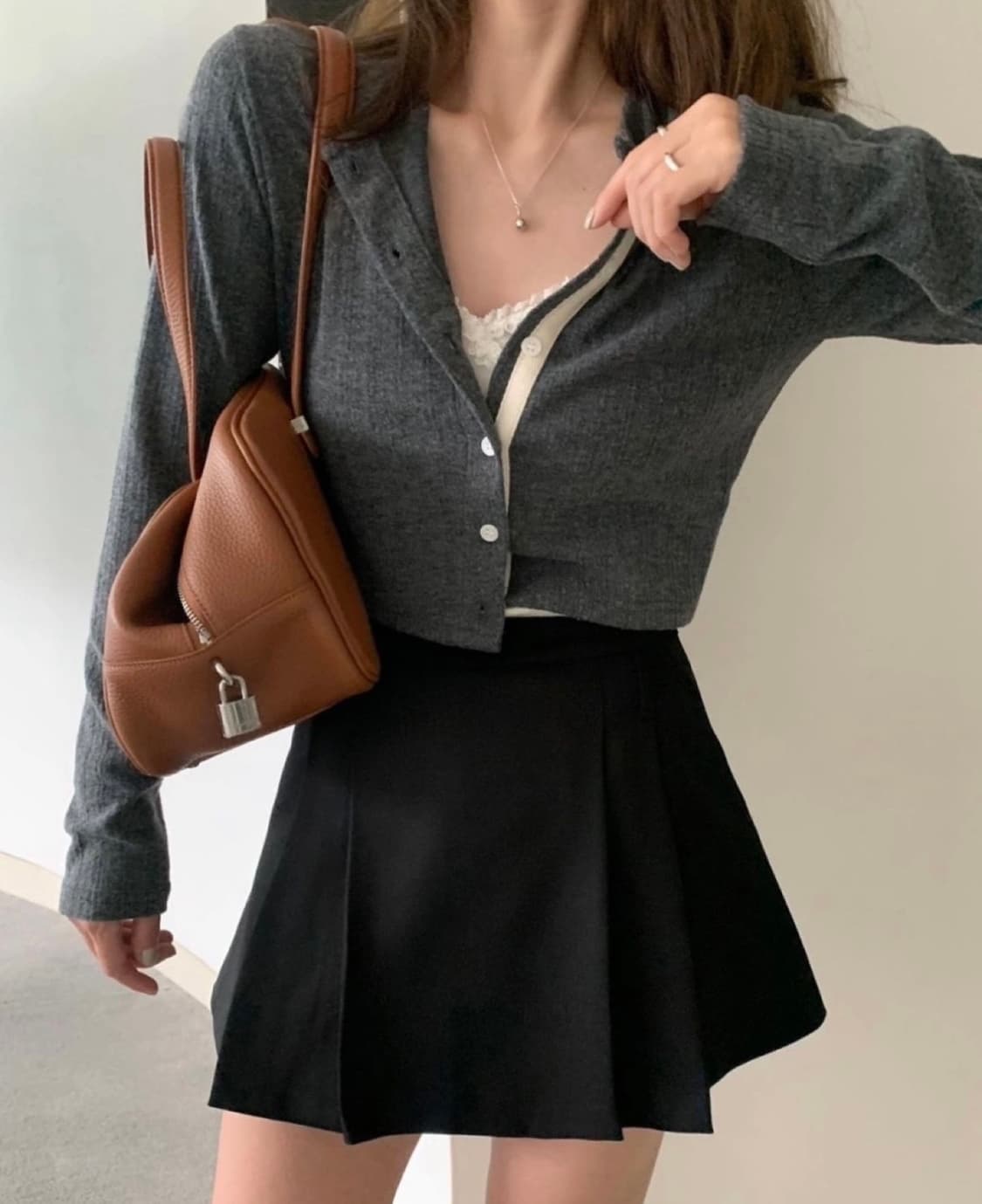 멜라운지 골지가디건 새상품 상품이미지2