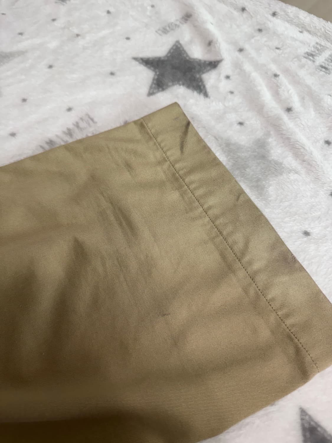 나나미카 더블플리츠 와이드 치노 카키 34 상품이미지5