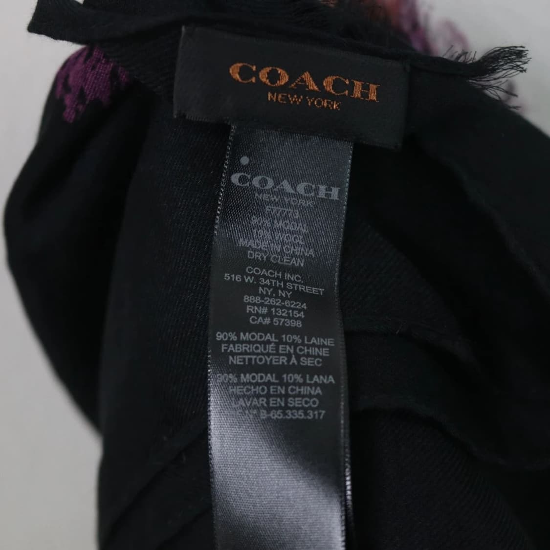 코치  울 혼방 파에톤 패턴 머플러 66985 상품이미지5